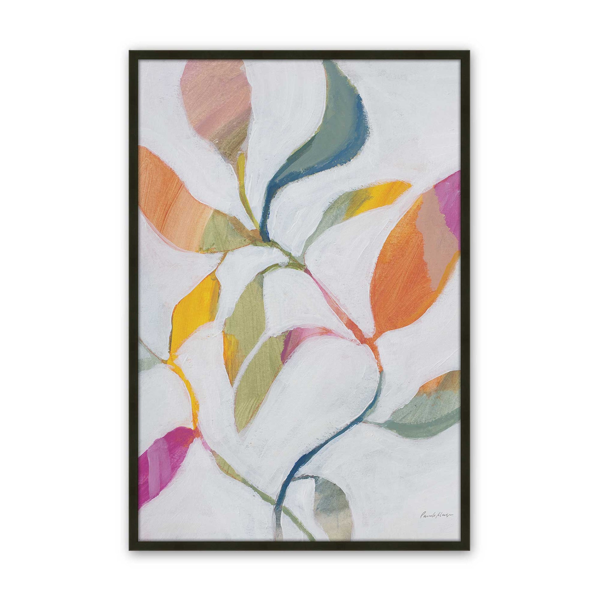 [Color:Satin Black], Picture of art in a Satin Black frame