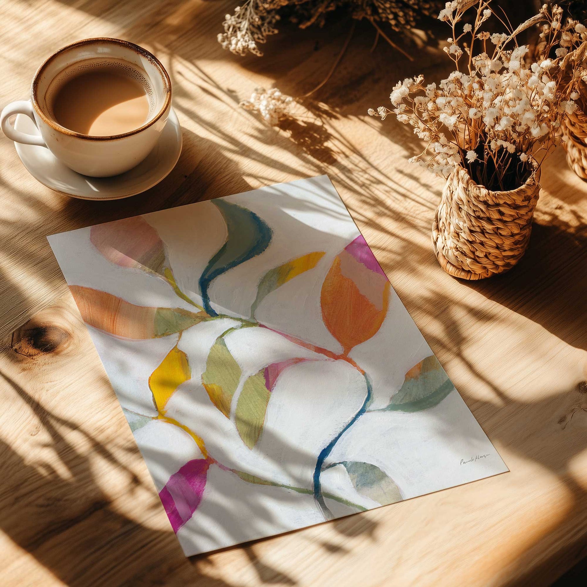 [Color:Rolled Print], Picture of close up of art