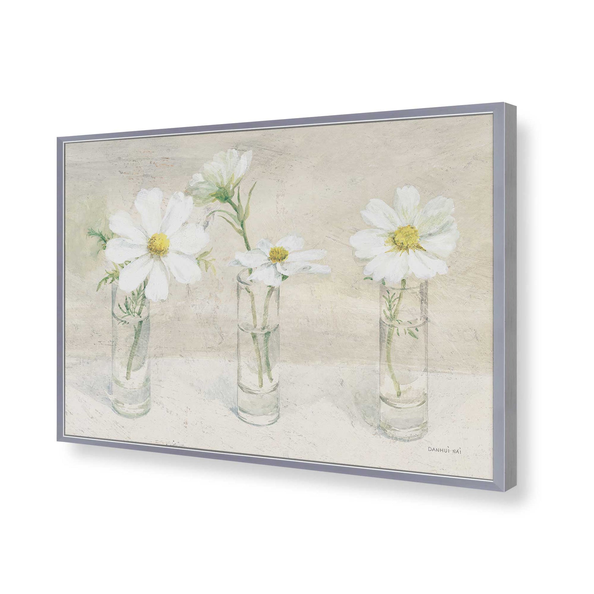 [Color:Polished Chrome], Picture of art in a Polished Chrome frame of the corner