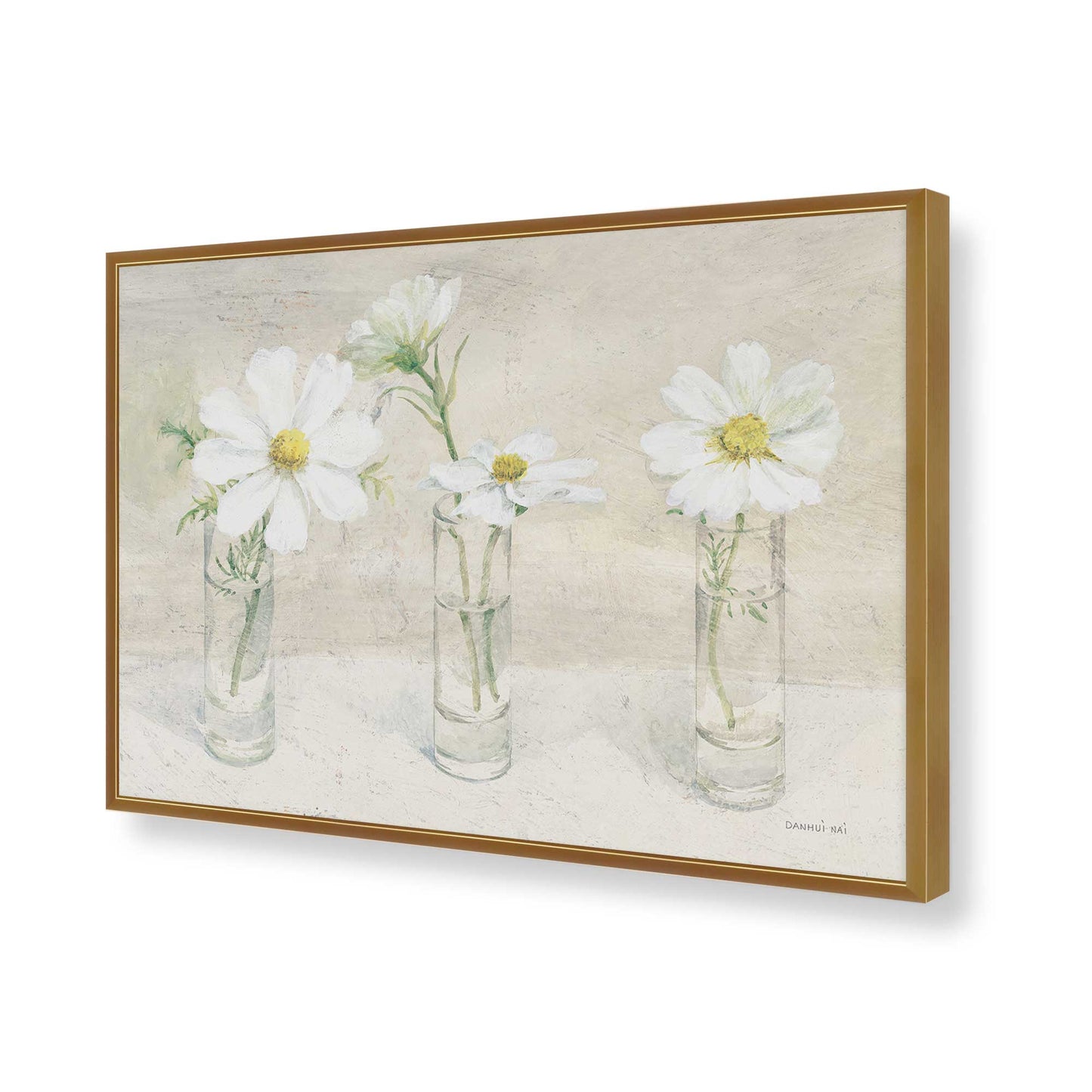[Color:Polished Gold], Picture of art in a Polished Gold frame of the corner