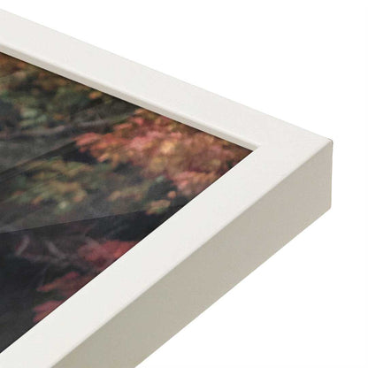 [Color:Opaque White], Picture of art in a Opaque White frame at an angle