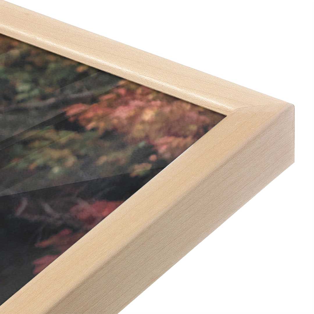 [Color:Raw Maple], Picture of art in a Raw Maple frame at an angle