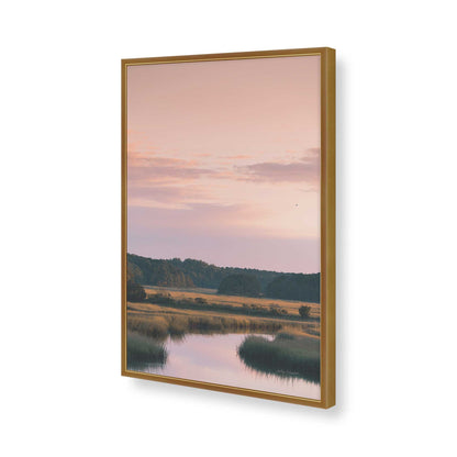 [Color:Polished Gold], Picture of art in a Polished Gold frame of the corner