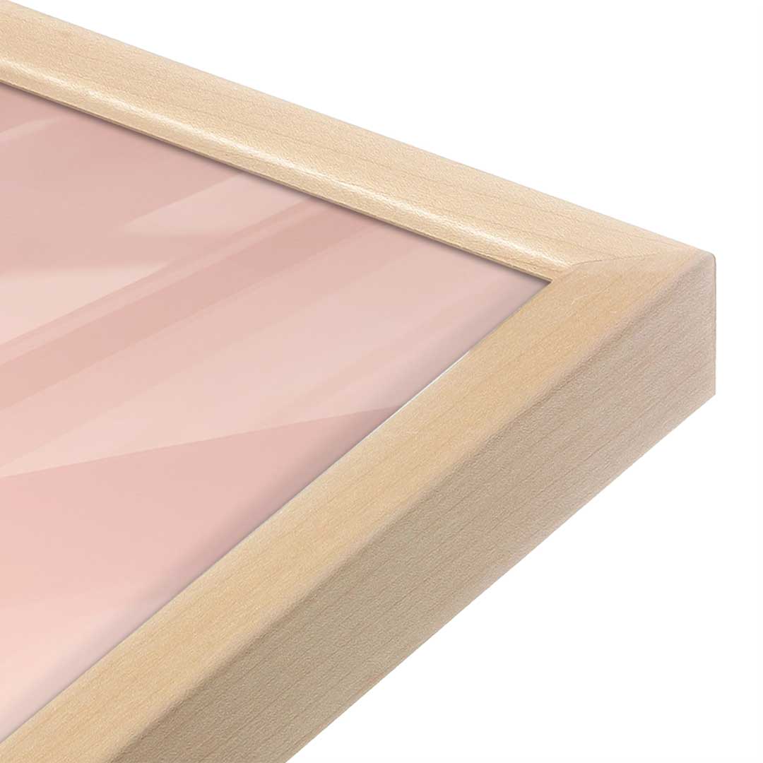 [Color:Raw Maple], Picture of art in a Raw Maple frame at an angle