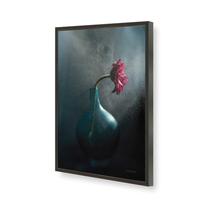 [Color:Satin Black], Picture of art in a Satin Black frame of the corner