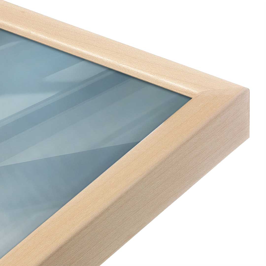 [Color:Raw Maple], Picture of art in a Raw Maple frame at an angle