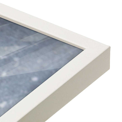 [Color:Opaque White], Picture of art in a Opaque White frame at an angle