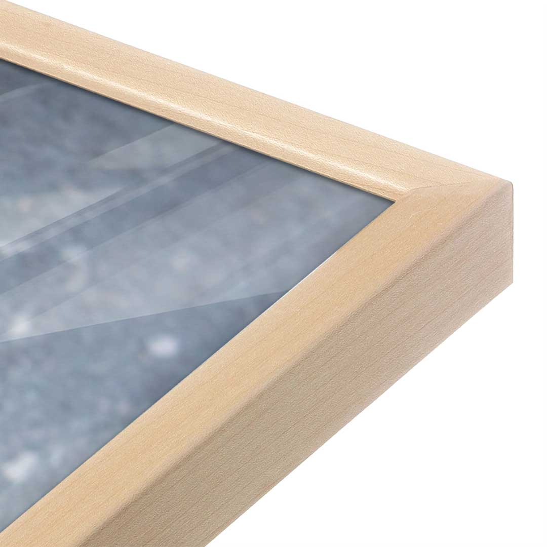 [Color:Raw Maple], Picture of art in a Raw Maple frame at an angle