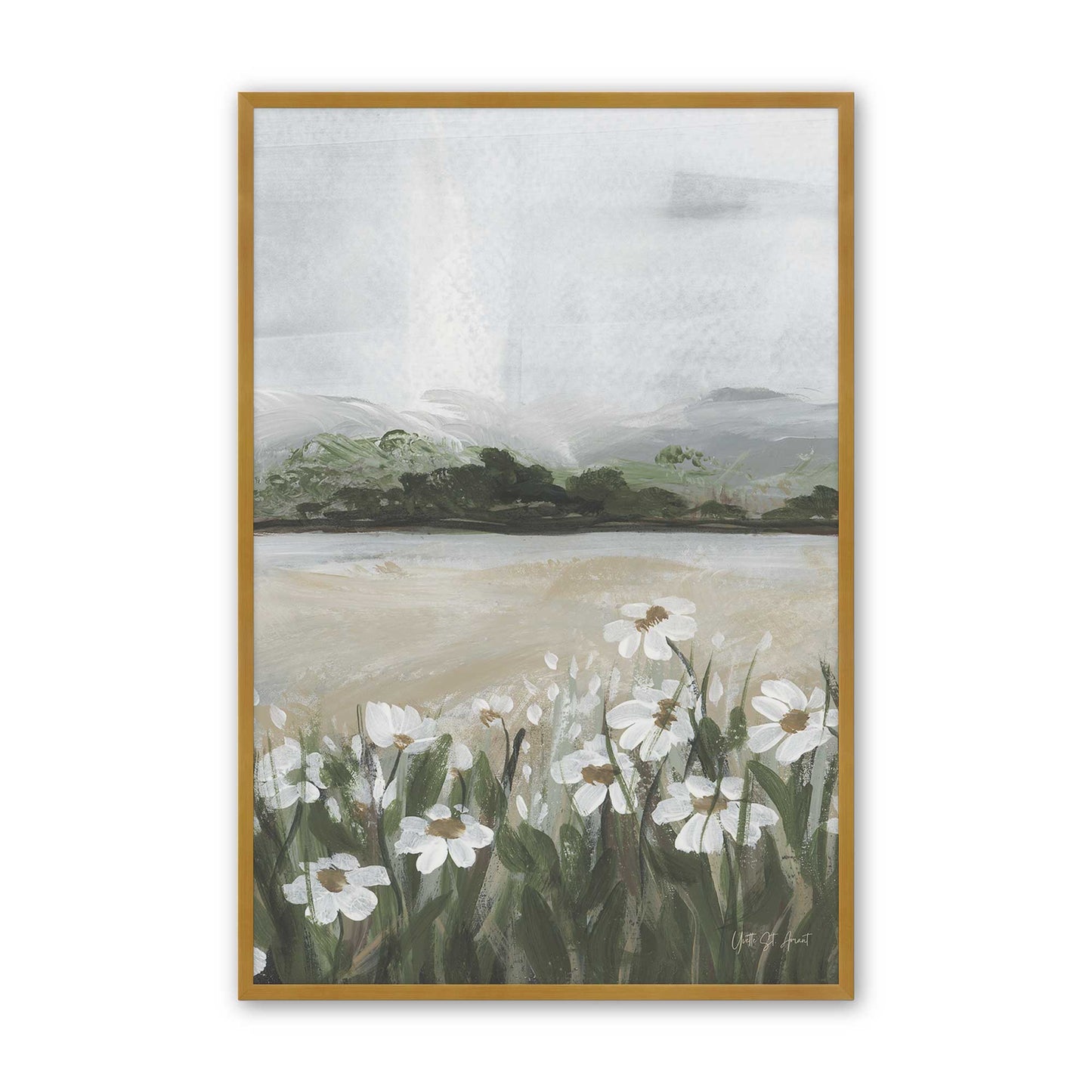 [Color:Polished Gold], Picture of art in a Polished Gold frame