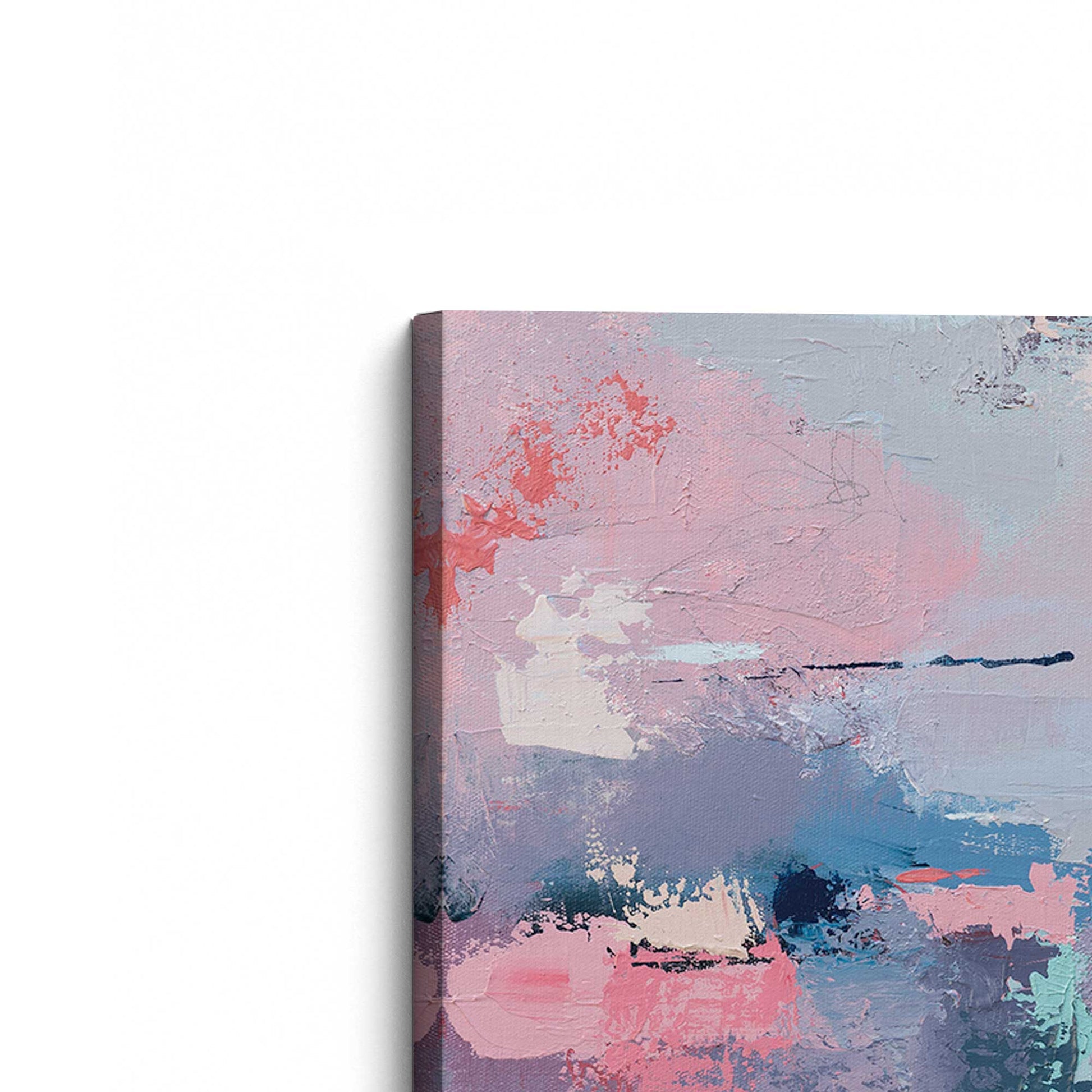 [Color:Stretched Canvas], Picture of the corner of the art