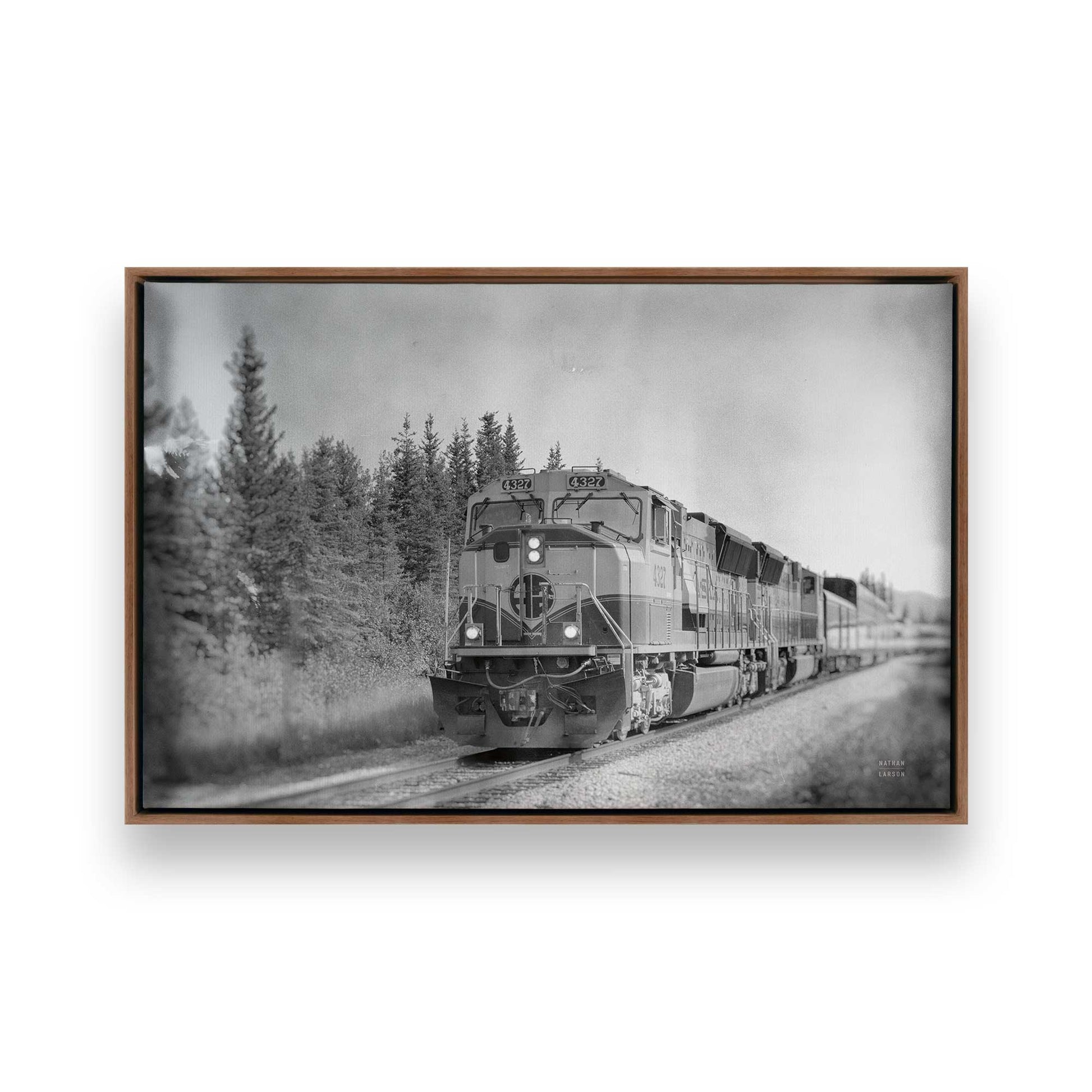 [Color:Walnut], Picture of art in a Walnut frame