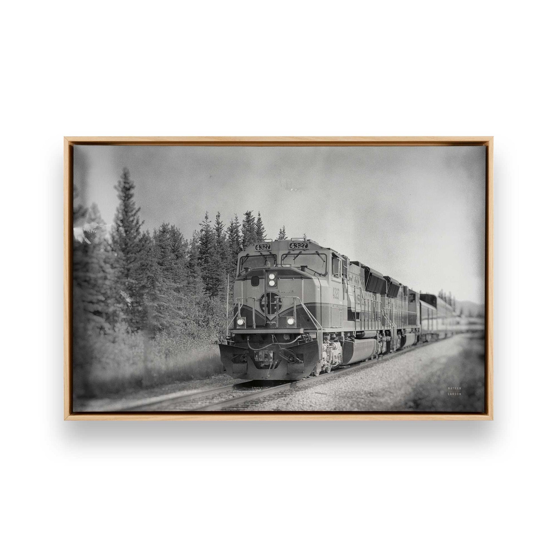 [Color:American Maple], Picture of art in a American Maple frame