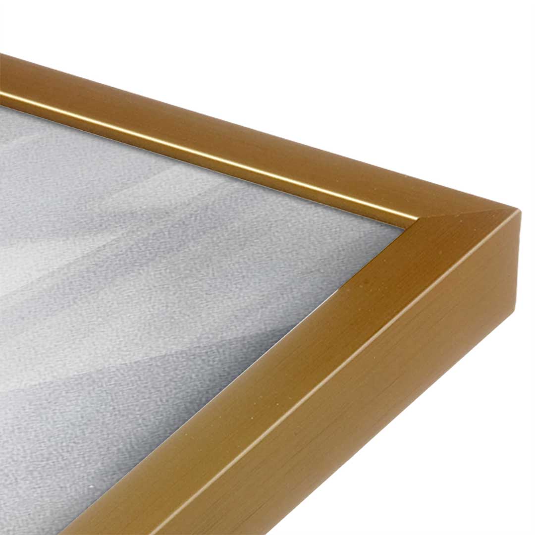 [Color:Polished Gold], Picture of art in a Polished Gold frame at an angle