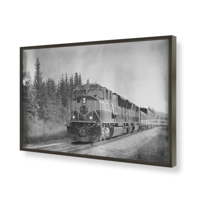[Color:Satin Black], Picture of art in a Satin Black frame of the corner