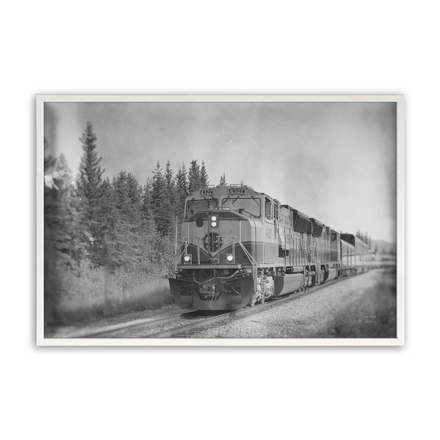 [Color:Opaque White], Picture of art in a Opaque White frame