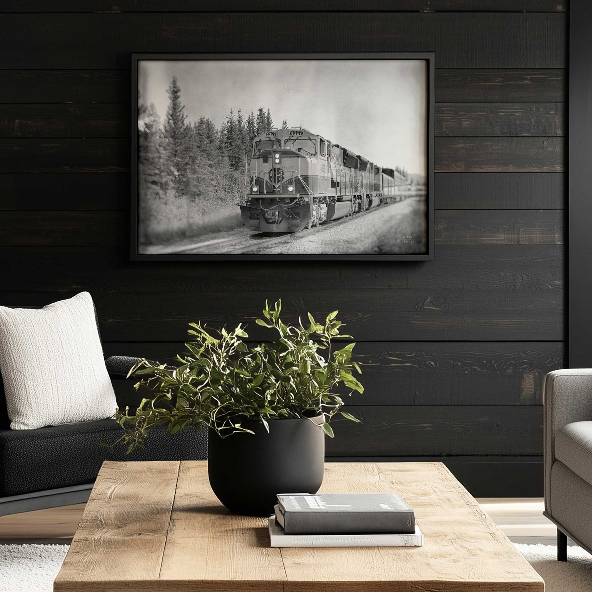 Picture of art in a room