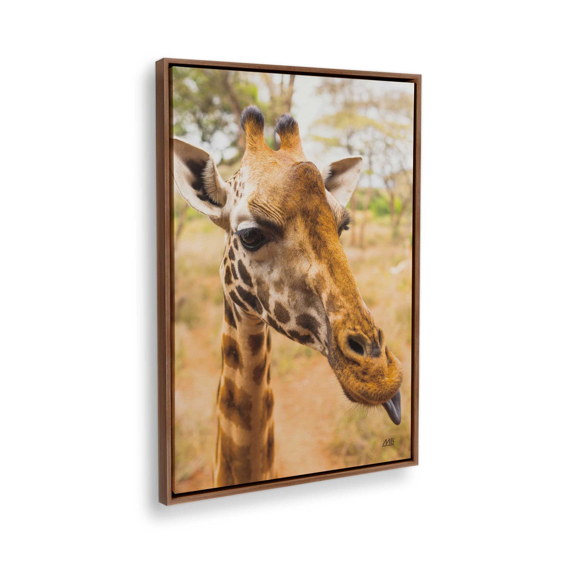 [Color:Walnut], Picture of the corner of the art