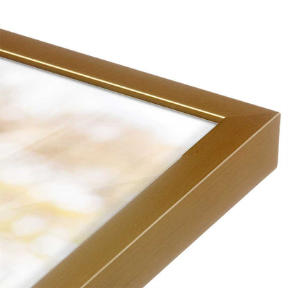 [Color:Polished Gold], Picture of art in a Polished Gold frame at an angle