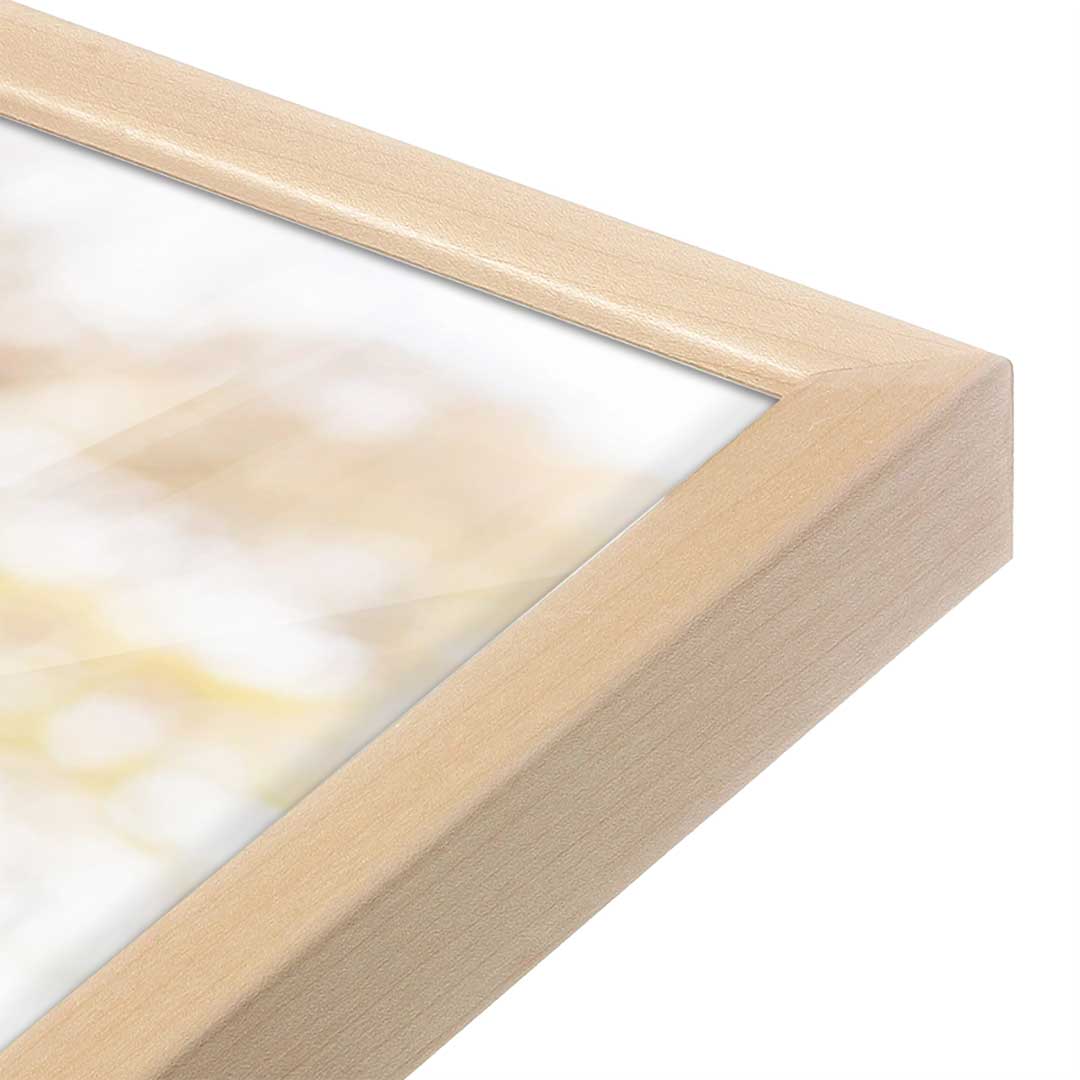 [Color:Raw Maple], Picture of art in a Raw Maple frame at an angle