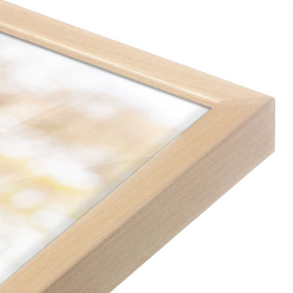 [Color:Raw Maple], Picture of art in a Raw Maple frame at an angle