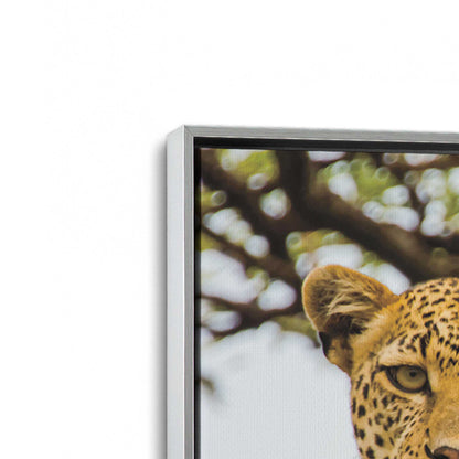 [Color:Polished Chrome], Picture of art in a Polished Chrome frame at an angle