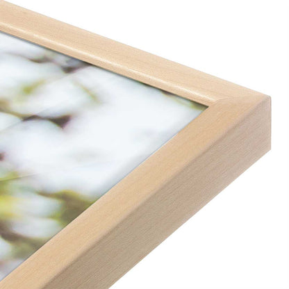 [Color:Raw Maple], Picture of art in a Raw Maple frame at an angle