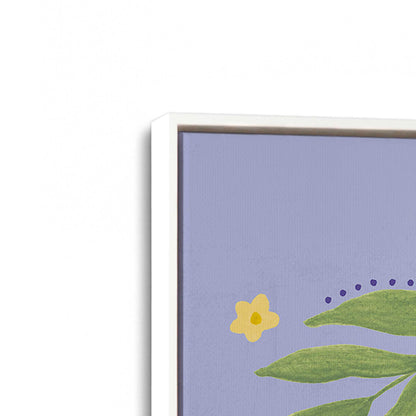 [Color:Opaque White], Picture of art in a White frame at an angle