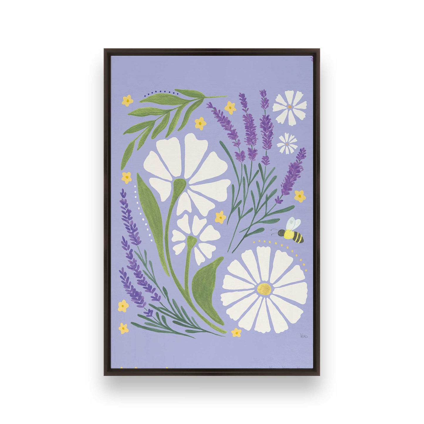 [Color:Espresso], Picture of art in a Espresso frame