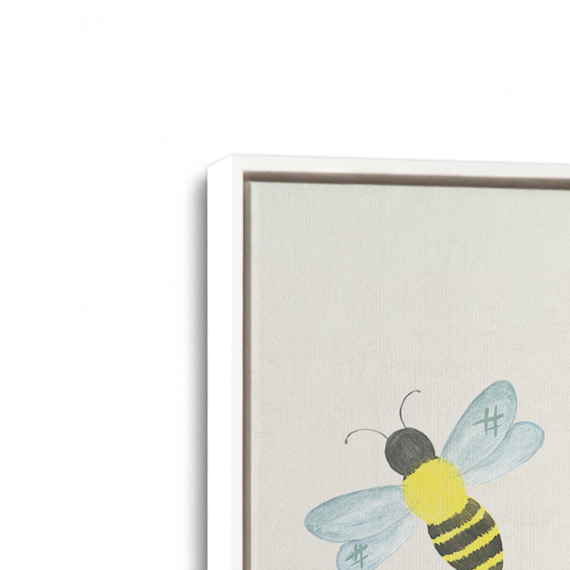 [Color:Opaque White], Picture of art in a White frame at an angle