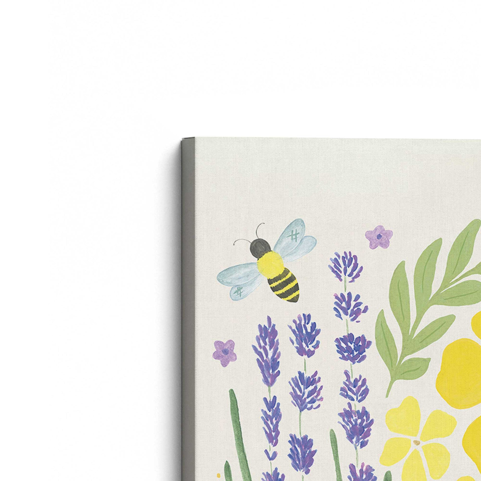 [Color:Stretched Canvas], Picture of the corner of the art