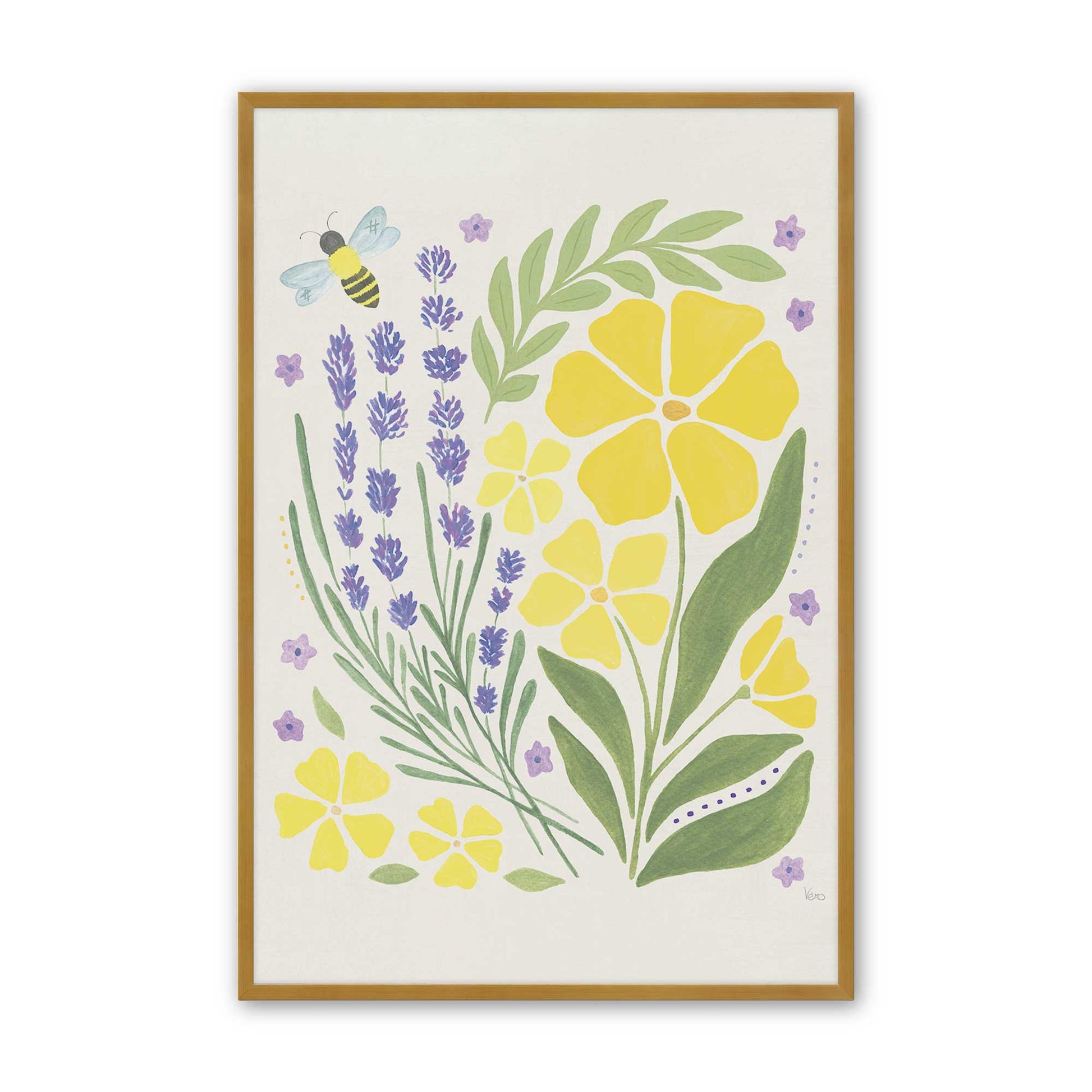[Color:Polished Gold], Picture of art in a Polished Gold frame