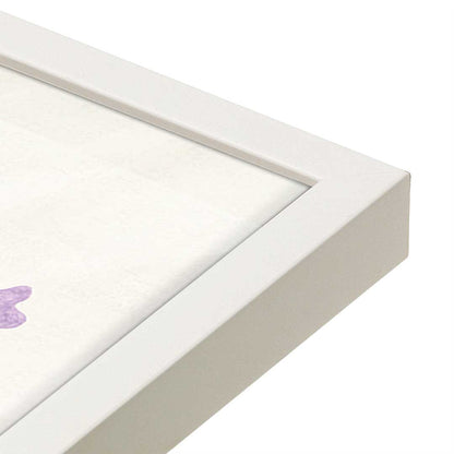 [Color:Opaque White], Picture of art in a Opaque White frame at an angle