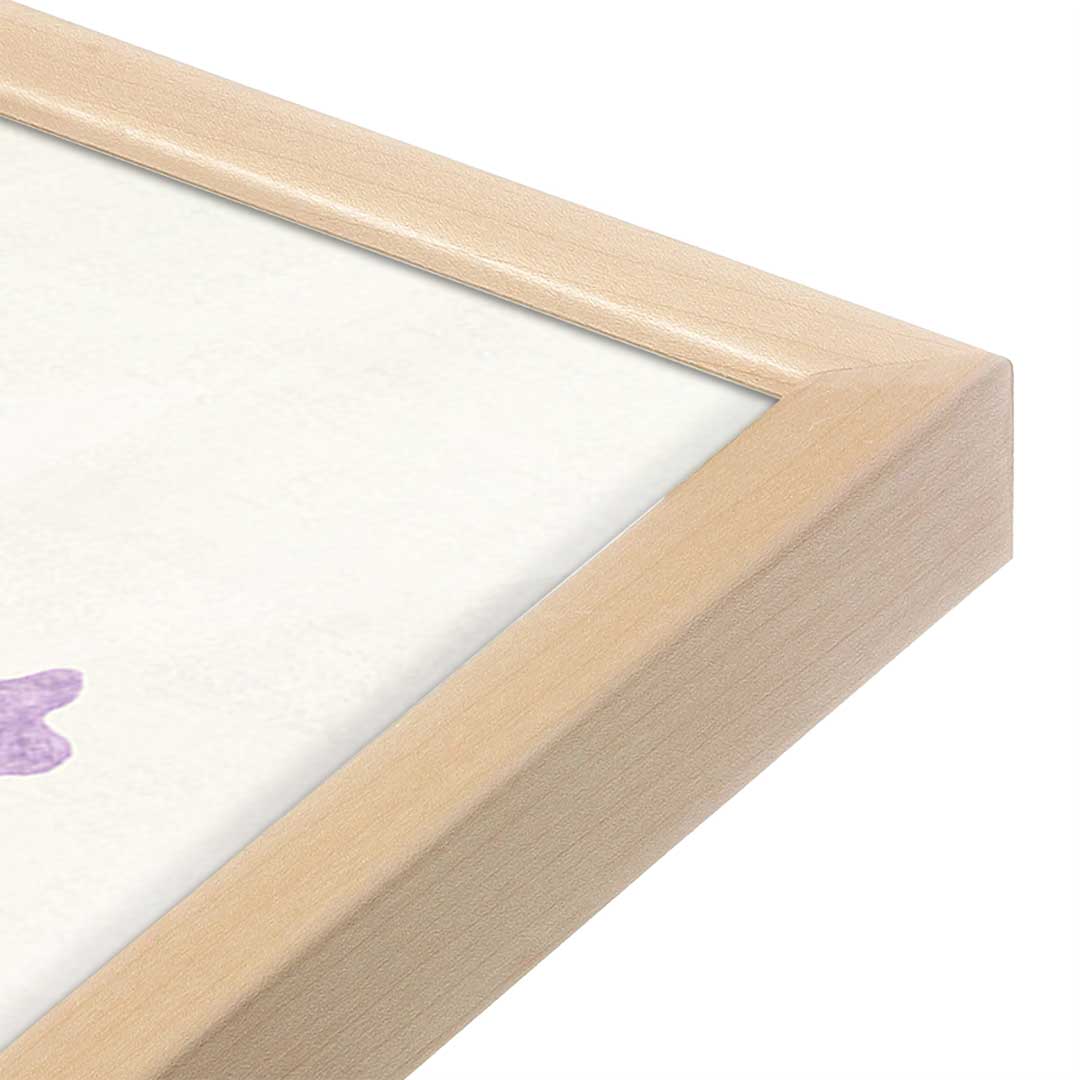 [Color:Raw Maple], Picture of art in a Raw Maple frame at an angle