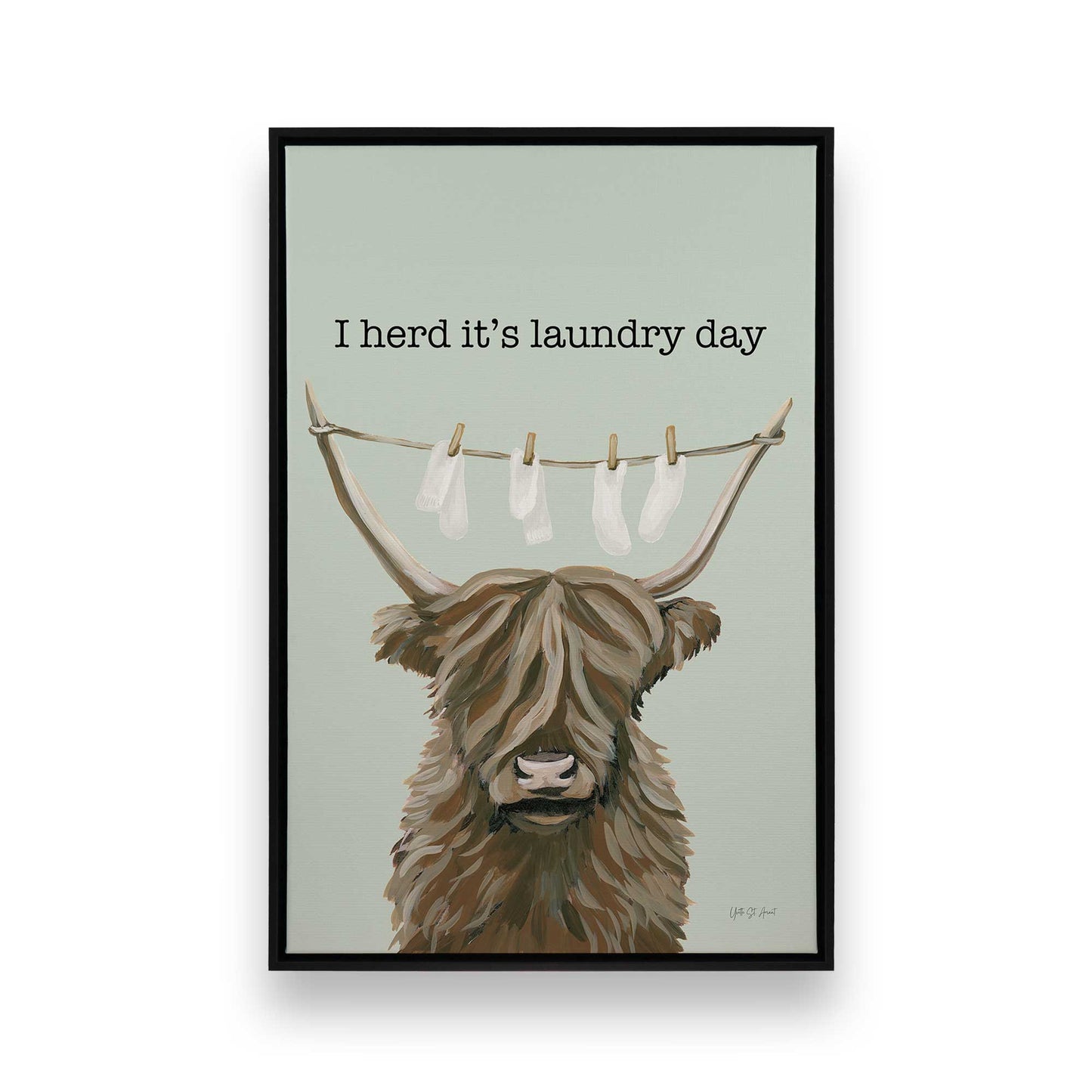 [Color:Satin Black], Picture of art in a Satin Black frame