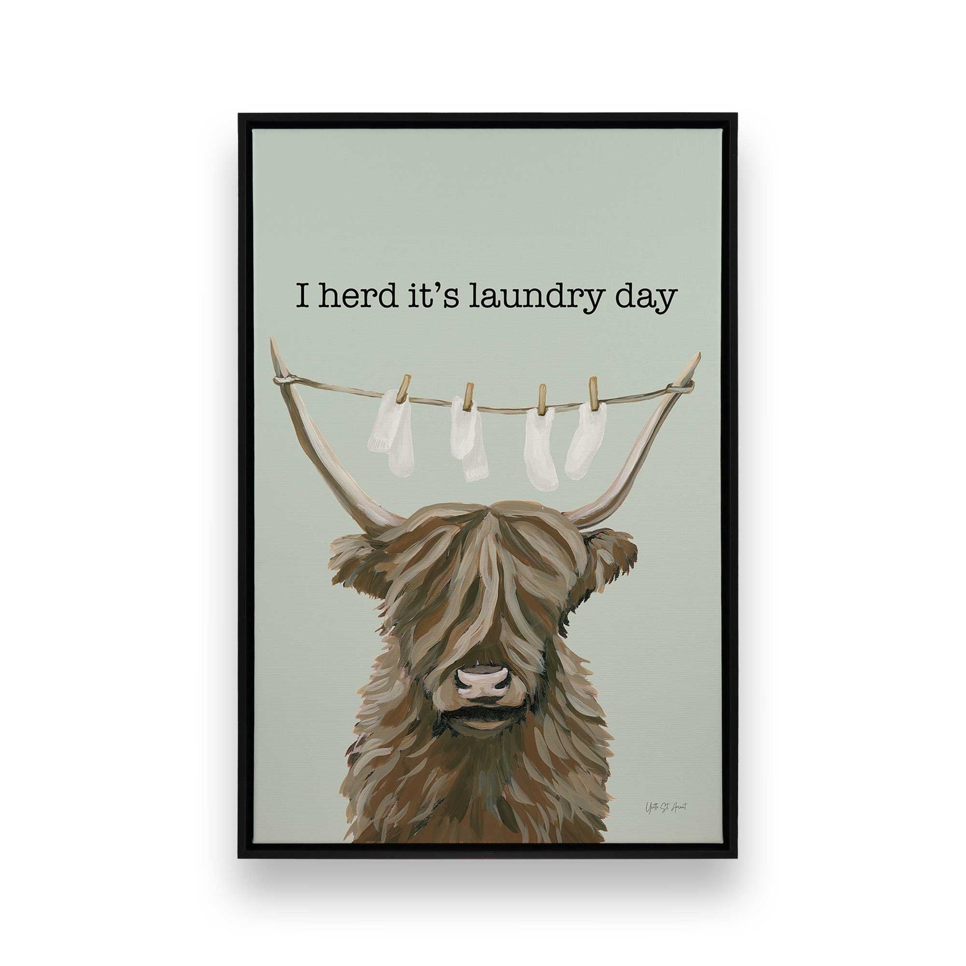 [Color:Satin Black], Picture of art in a Satin Black frame