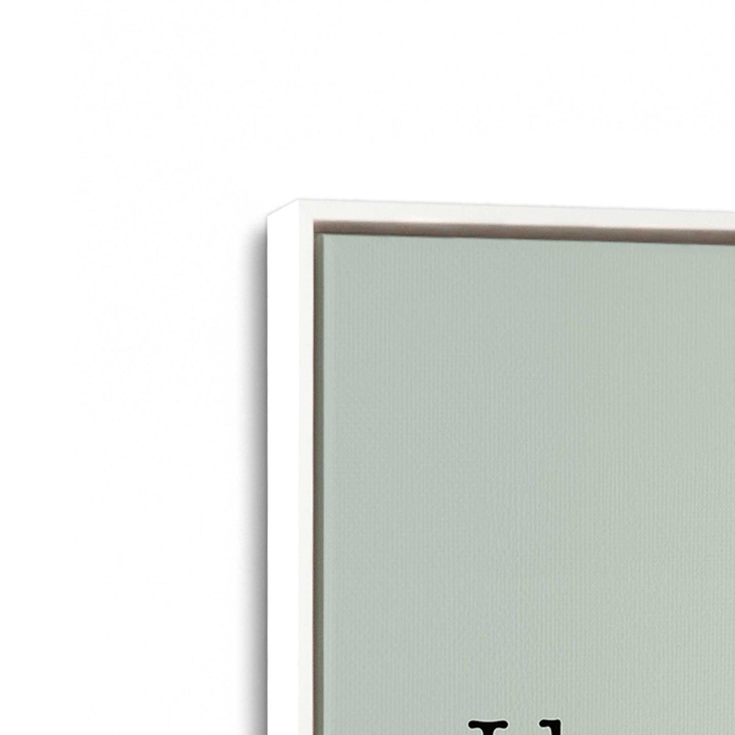 [Color:Opaque White], Picture of art in a White frame at an angle