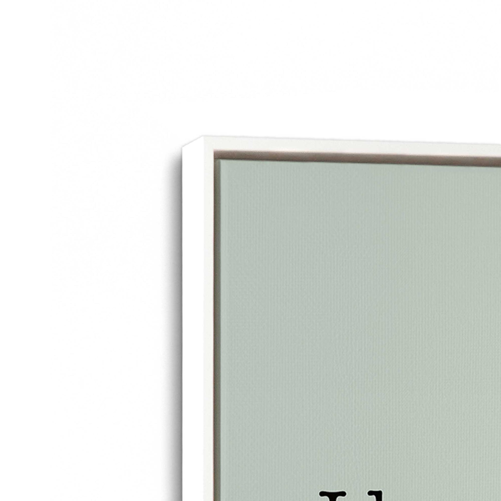 [Color:Opaque White], Picture of art in a White frame at an angle