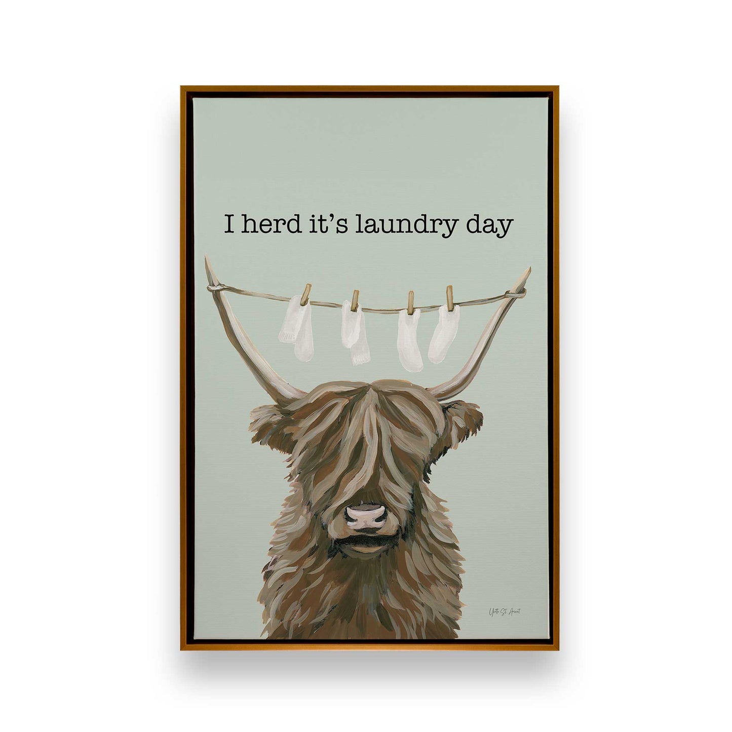 [Color:Polished Gold], Picture of art in a Polished Gold frame