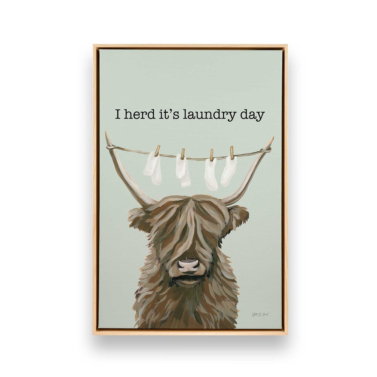 [Color:American Maple], Picture of art in a American Maple frame