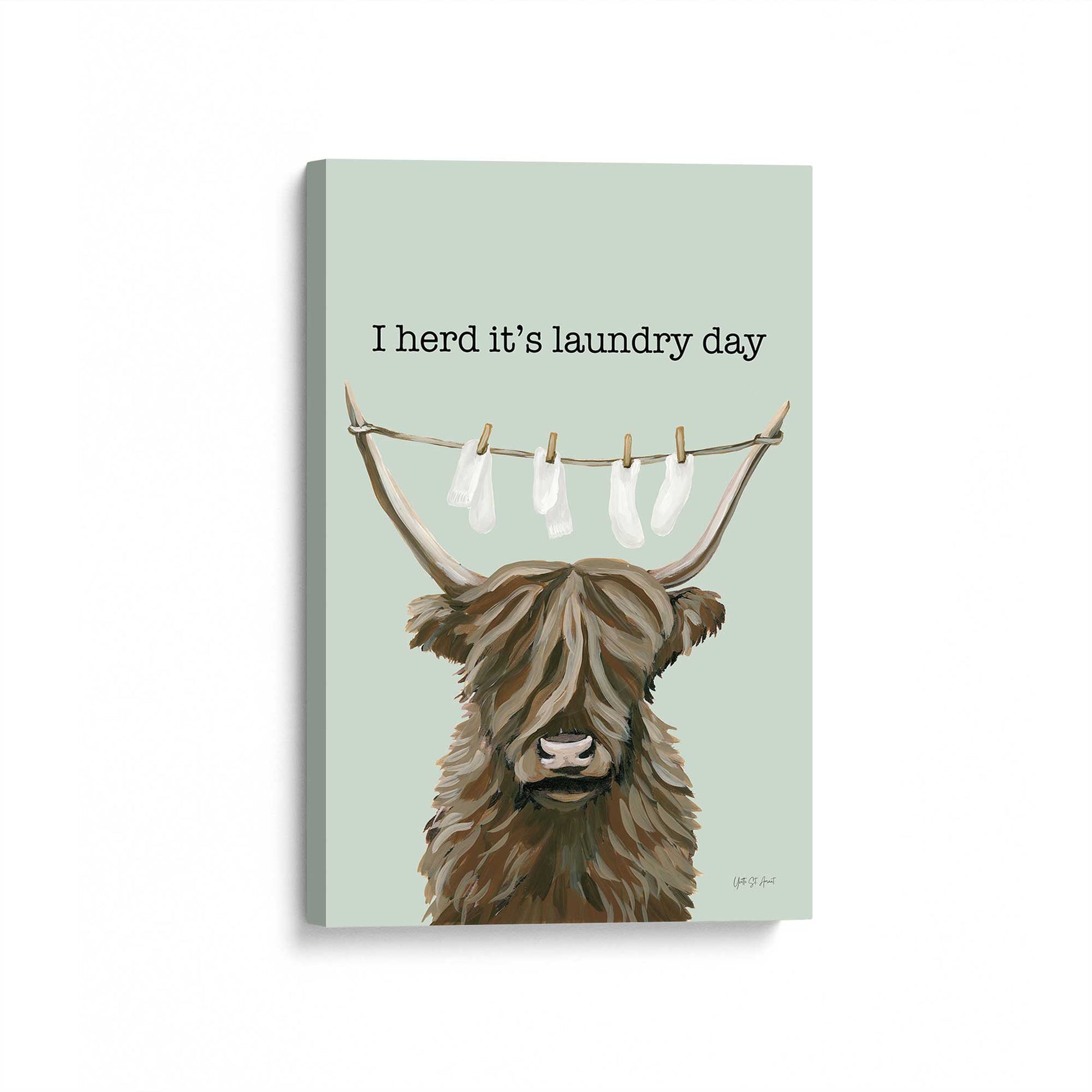 [Color:Stretched Canvas], Picture of art at an angle