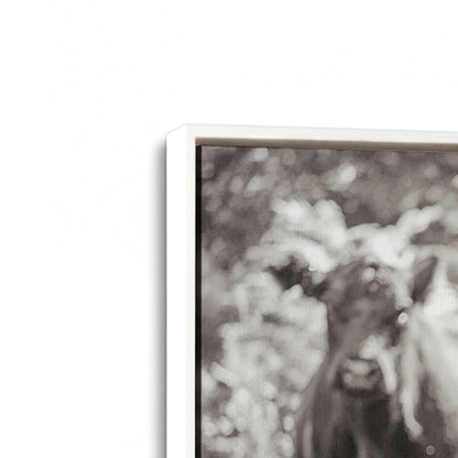 [Color:Opaque White], Picture of art in a White frame at an angle