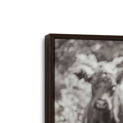 [Color:Espresso], Picture of art in a Espresso frame at an angle
