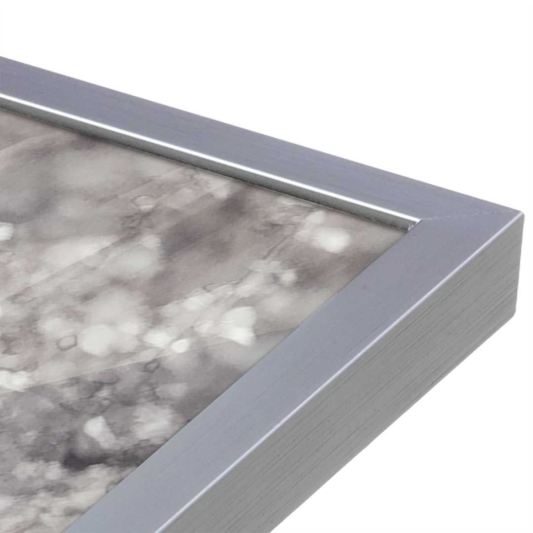 [Color:Polished Chrome], Picture of art in a Polished Chrome frame at an angle