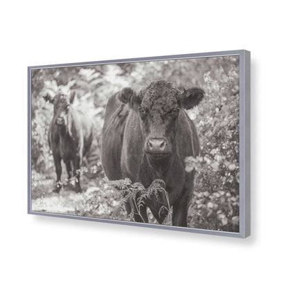[Color:Polished Chrome], Picture of art in a Polished Chrome frame of the corner