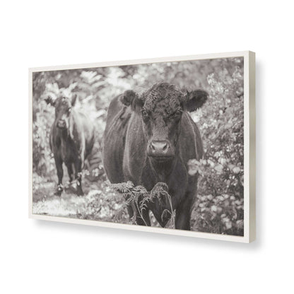 [Color:Opaque White], Picture of art in a Opaque White frame of the corner