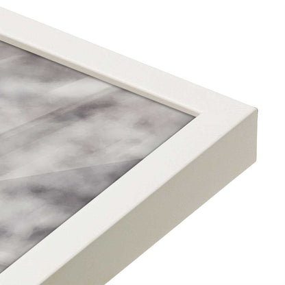 [Color:Opaque White], Picture of art in a Opaque White frame at an angle