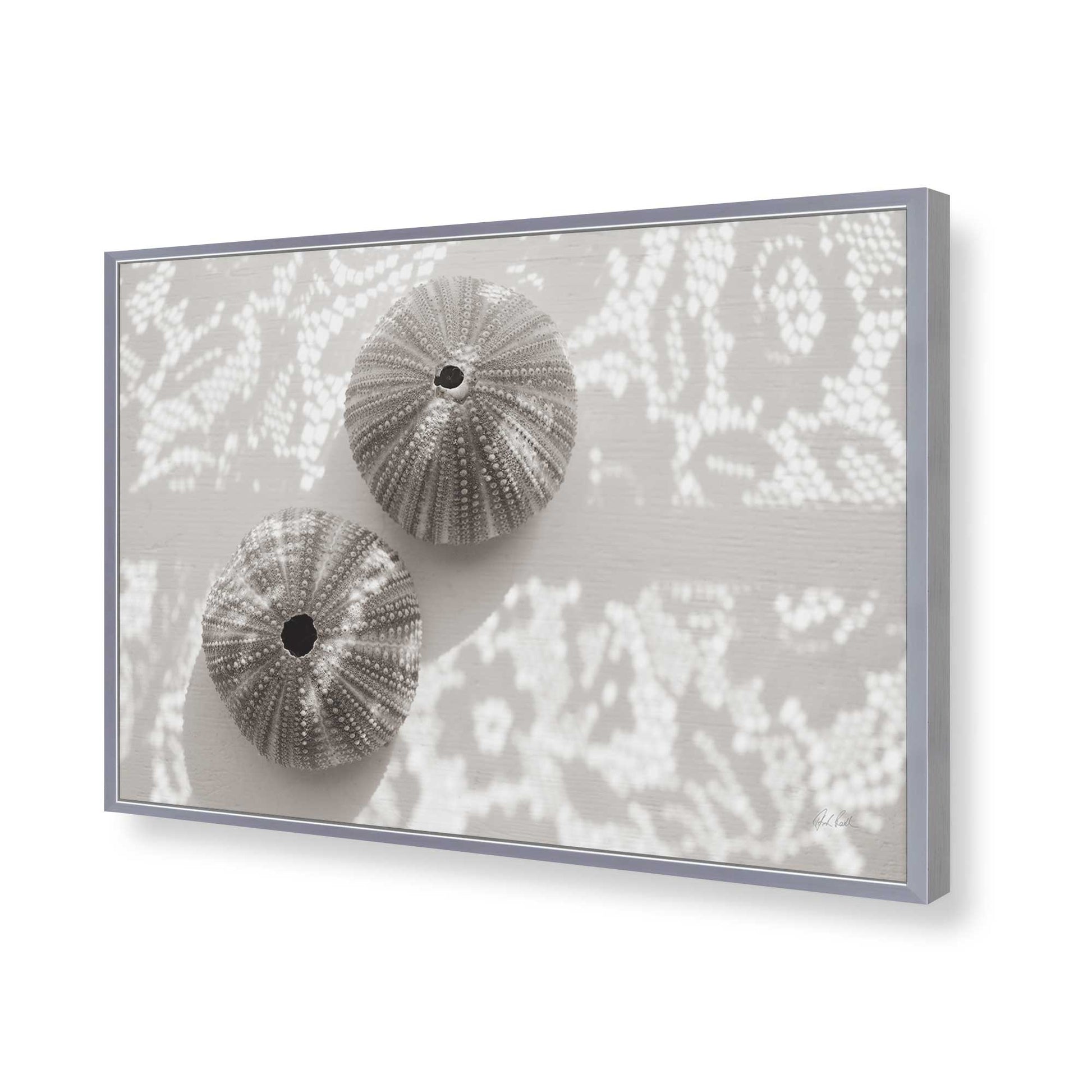 [Color:Polished Chrome], Picture of art in a Polished Chrome frame of the corner