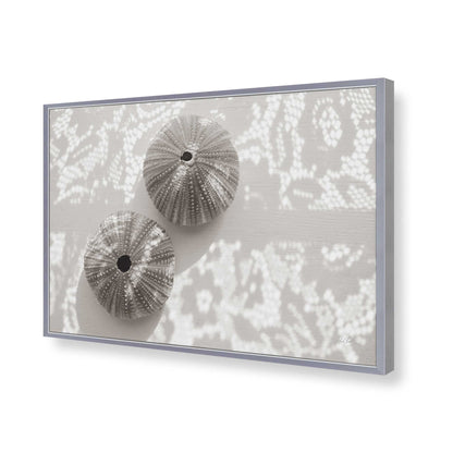 [Color:Polished Chrome], Picture of art in a Polished Chrome frame of the corner