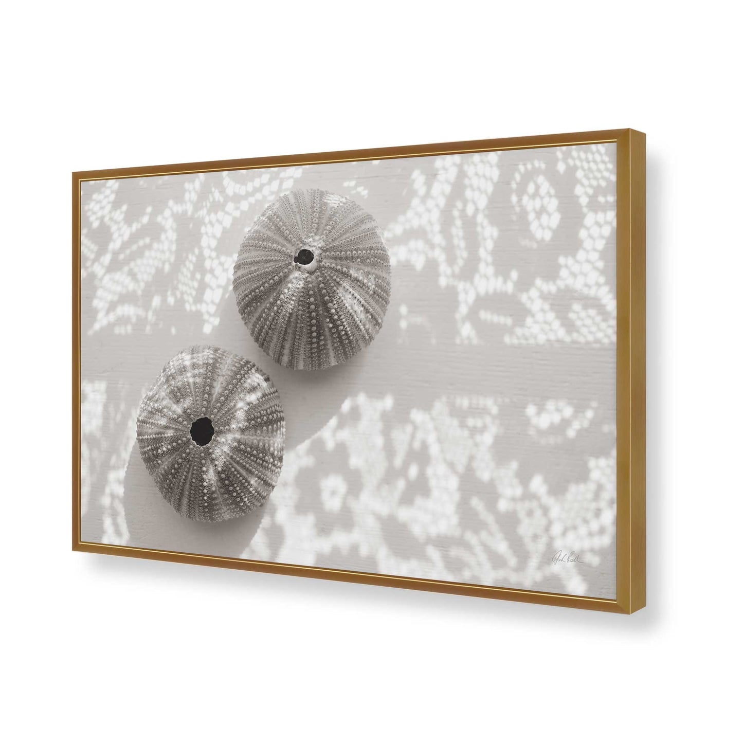 [Color:Polished Gold], Picture of art in a Polished Gold frame of the corner
