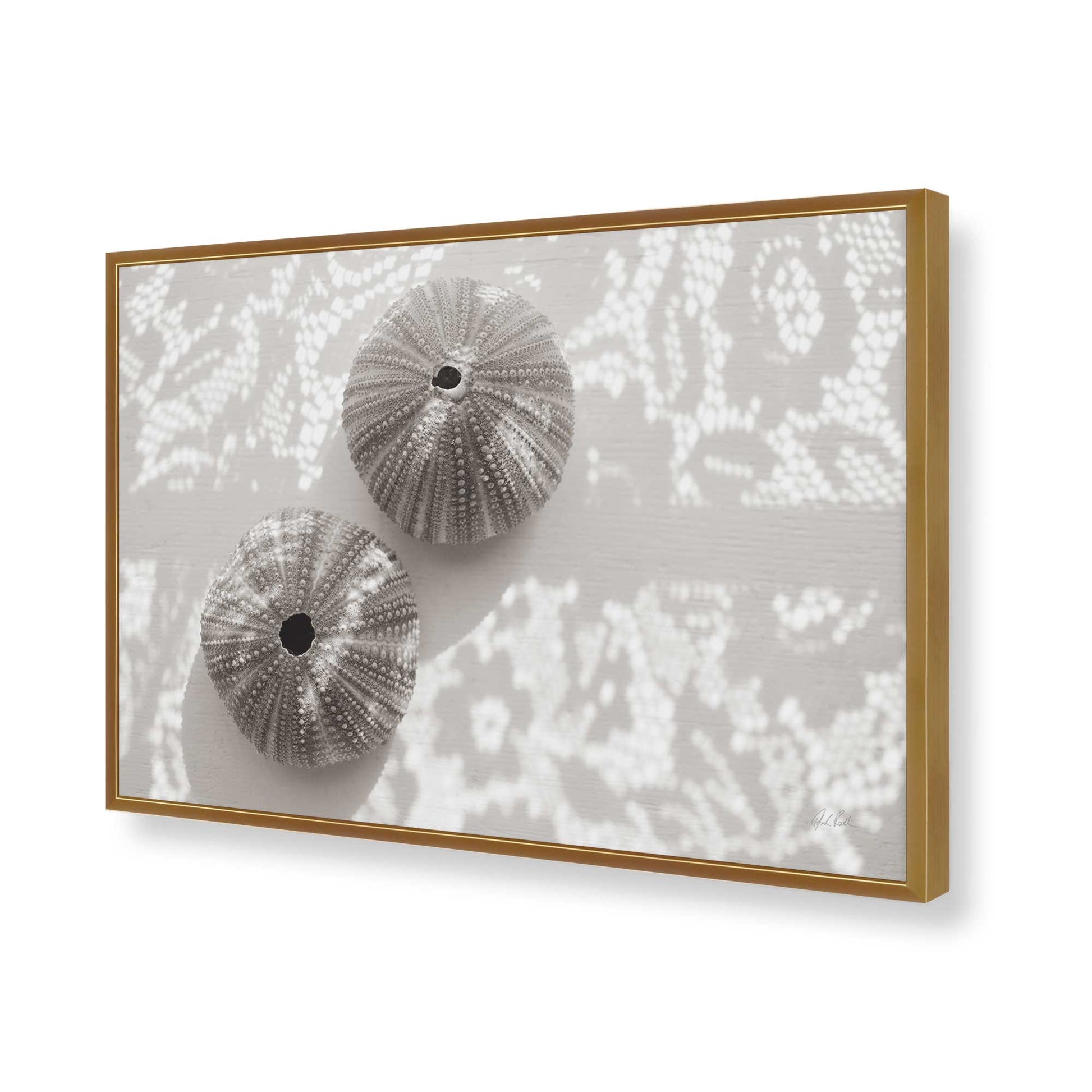 [Color:Polished Gold], Picture of art in a Polished Gold frame of the corner